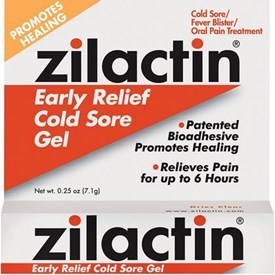 Zilactin Early Relief Cold Sore Gel Review