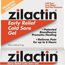 Zilactin Cold Sore Gel Review