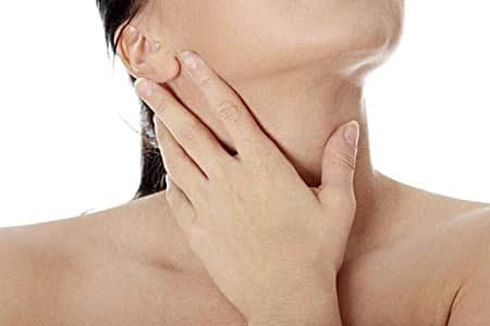 Cold sores causing swollen lymph nodes