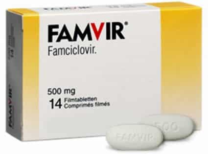 How long does famciclovir stay in your system?